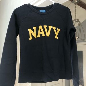 LONG SLEEVE NAVY CREWNECK